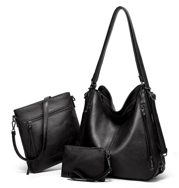 Special-interest Design New Women's Bag Retro Fashion Three-piece Set