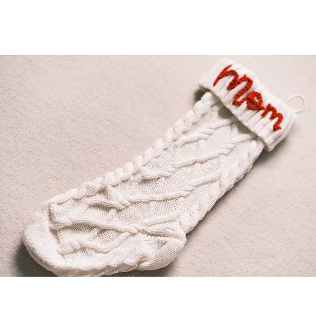 Embroidered Knitted Christmas Socks Decorative Products