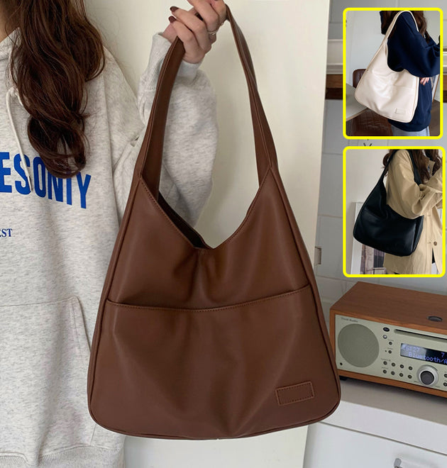 Fashion Tote Bag Large Capacity Casual Shoulder Bag Women's Commuting Handbag College Student