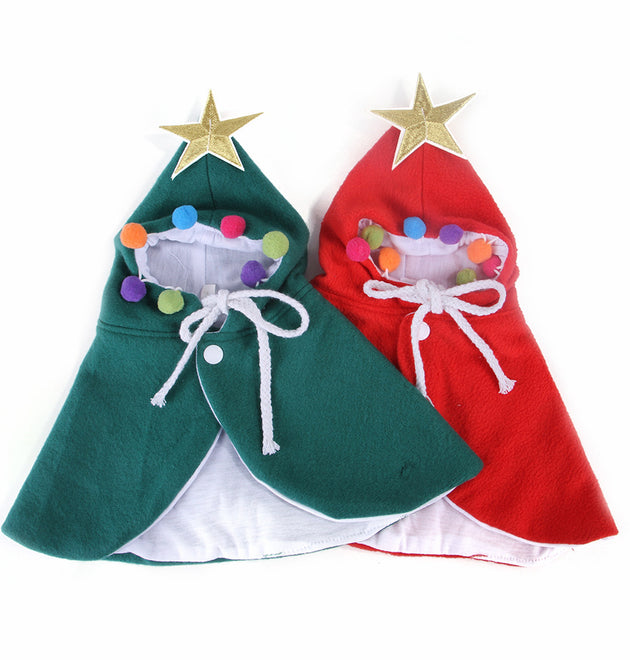 New products Christmas and Halloween changing into funny cat clothes Cape