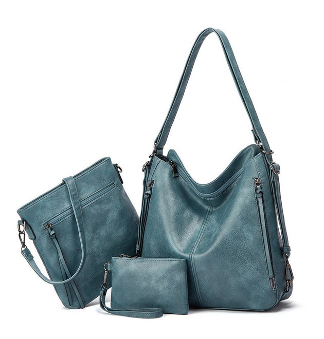 Special-interest Design New Women's Bag Retro Fashion Three-piece Set