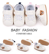 Cute Bear Sneaker Spring and Autumn Style High Quality PU Baby Shoes