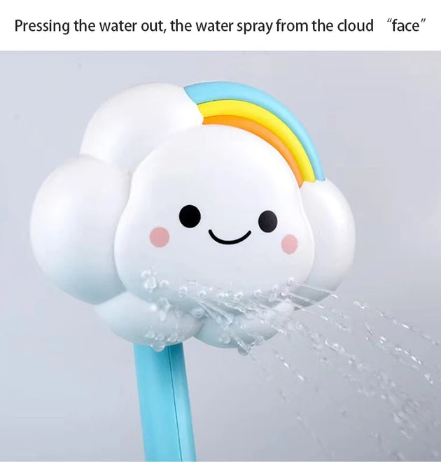 Cloud Weather Bath Toy for Kids Press Spray Educational Water Cycle Play Pool Beach Safe Fun