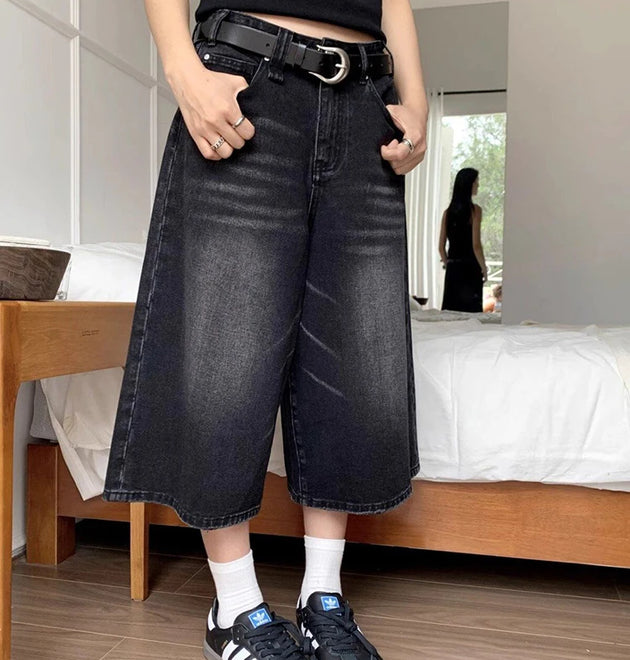 Casual Loose Y2K Streetwear Mid Long  Wide Leg Pants