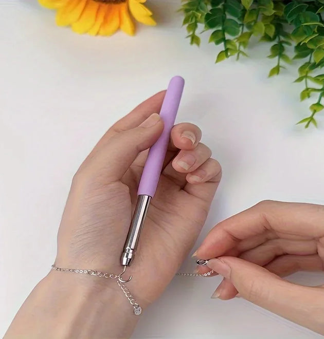Help Wear Bracelet Tool Partner Jewelry Helper Fastening Aid Quickly Unfasten Hooking Equipment Pliers Clasps Ties Zipper Craft