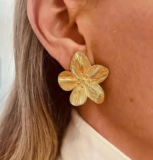 Uworld Hypoallergenic Fashion Vintage Flower Earrings Premium Alloy Women's Party Earrings женск