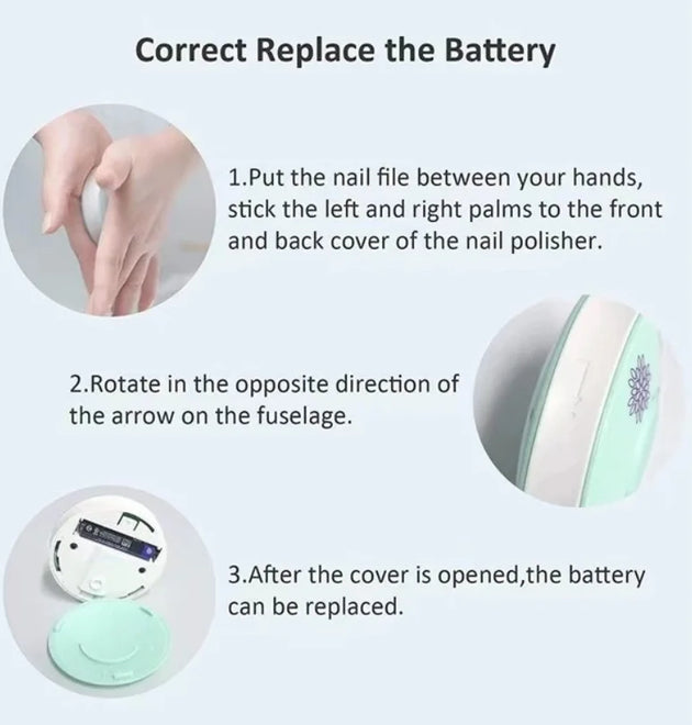 Electric Baby Nail Trimmer Kid Nail Polisher Tool Infant Manicure Scissors Baby Hygiene Kit Baby Nail Clipper Cutter For Newborn