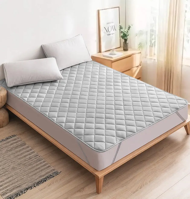 Ultrasonic Mattress Protector Cover Pad Washable Mattress Bed Protector