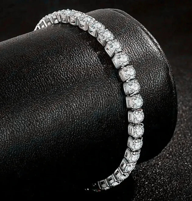 Tennis Bracelet Iced Out Chain Bracelets For Women Men Silver Color Men Bracelet Chain Homme Jewelry