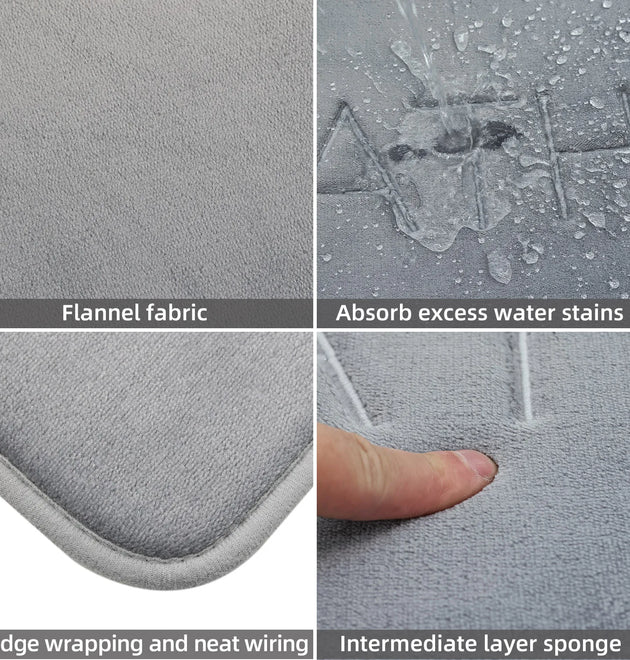 1pc Anti-Slip Cobblestone Floor Mat for Bathroom, and Absorbs Water and Reduces Slips and Falls