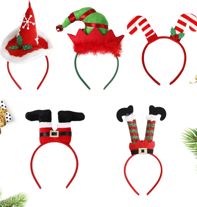 Christmas Decoration Headbands, Elf Hats, Headwear