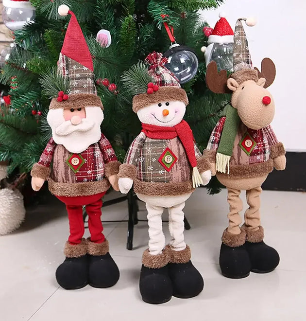 Christmas Santa Doll Merry Christmas Decorations For Home