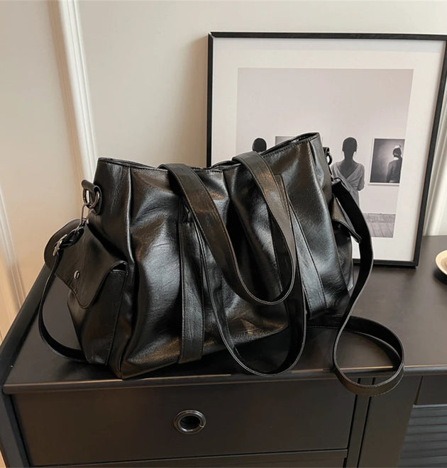 Leather Ladies Large Capacity Shoulder Bag Luxury Designer Purses and Handbag for Women Messenger Bag High Quality Crossbody Bag