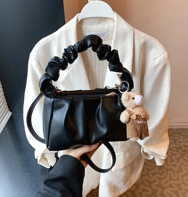 Elegant Leather Shopper Bag For Business And Leisure With High-End Designer Letter Logo And Style