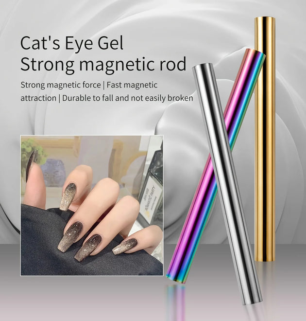 1PC Cat Eye Nail Magnetic Stick Cylindrical Magnet Tools
