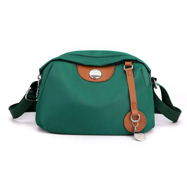 Waterproof Large Capacity Crossbody Bag Casual Solid Color Messenger Shoulder Bag