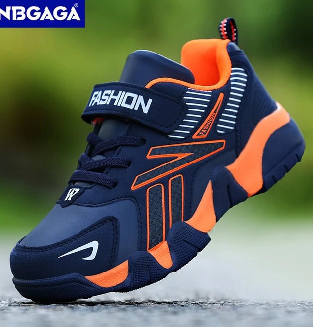 Children Boys  School Sports Fashion Leather Shoes