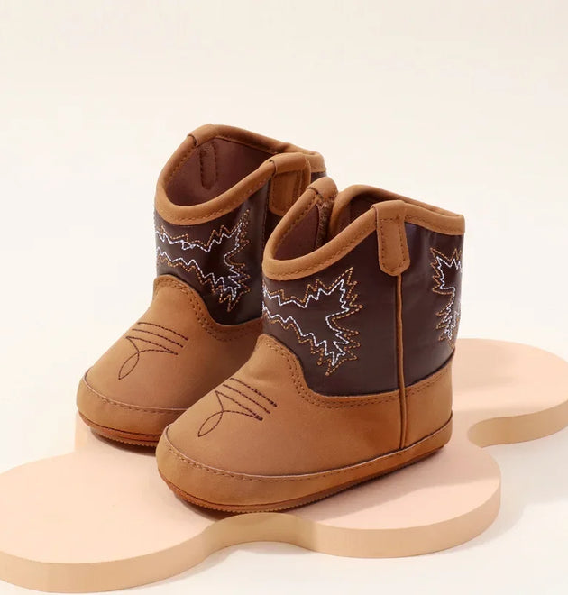 Baby Little Boots Soft PU and Cotton High Quality Shoes