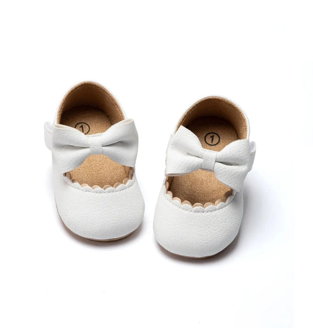 First Walker Anti-slip Non-slip Rubber Sole Infants Crib Shoes