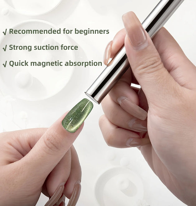 1PC Cat Eye Nail Magnetic Stick Cylindrical Magnet Tools