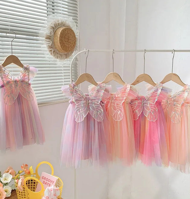 Summer New Colorful Chiffon Baby Girl Princess Dress