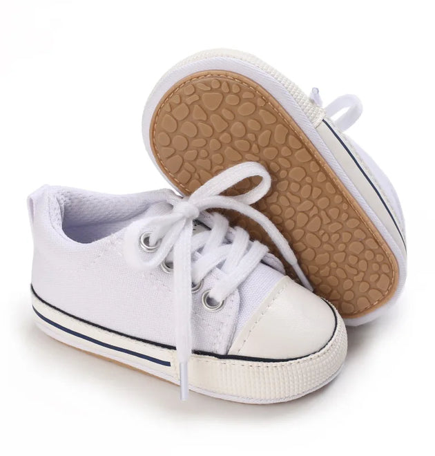Meckior Baby Sneakers Baby Boys Girls Canvas Shoes