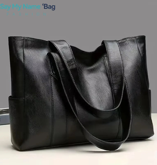 PU Leather Large Capacity Shoulder Bag Crossbody Hand Tote