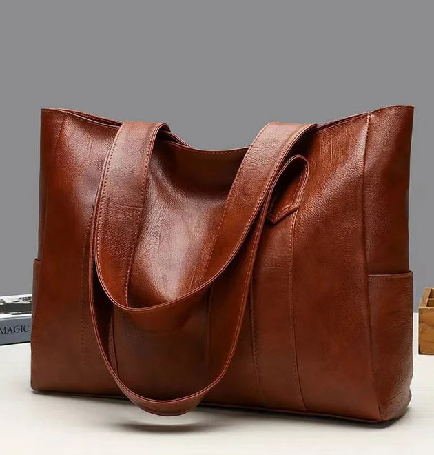 PU Leather Large Capacity Shoulder Bag Crossbody Hand Tote