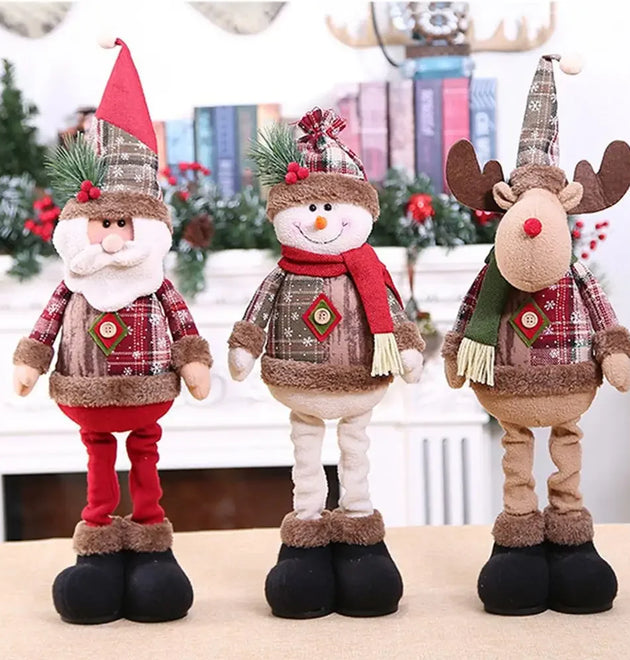 Christmas Santa Doll Merry Christmas Decorations For Home