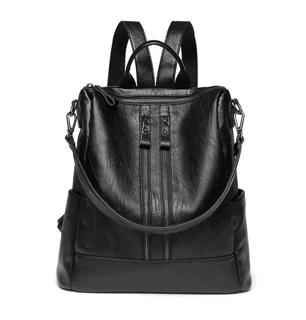 Leather Backpack Female Travel Bag Wild Large Women Fashion Bag Leather Waterproof Anti-theft Shoulder Bags Handbags Ladies