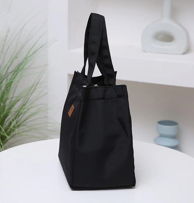 Large Capacity Lunch Bag with Aluminum Foil Insulation for Work, Simple and Practical Top Handle Bag