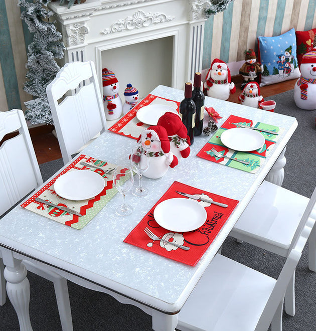 New Christmas Home Decoration Products Restaurant Hotel Table Mat Tablecloth